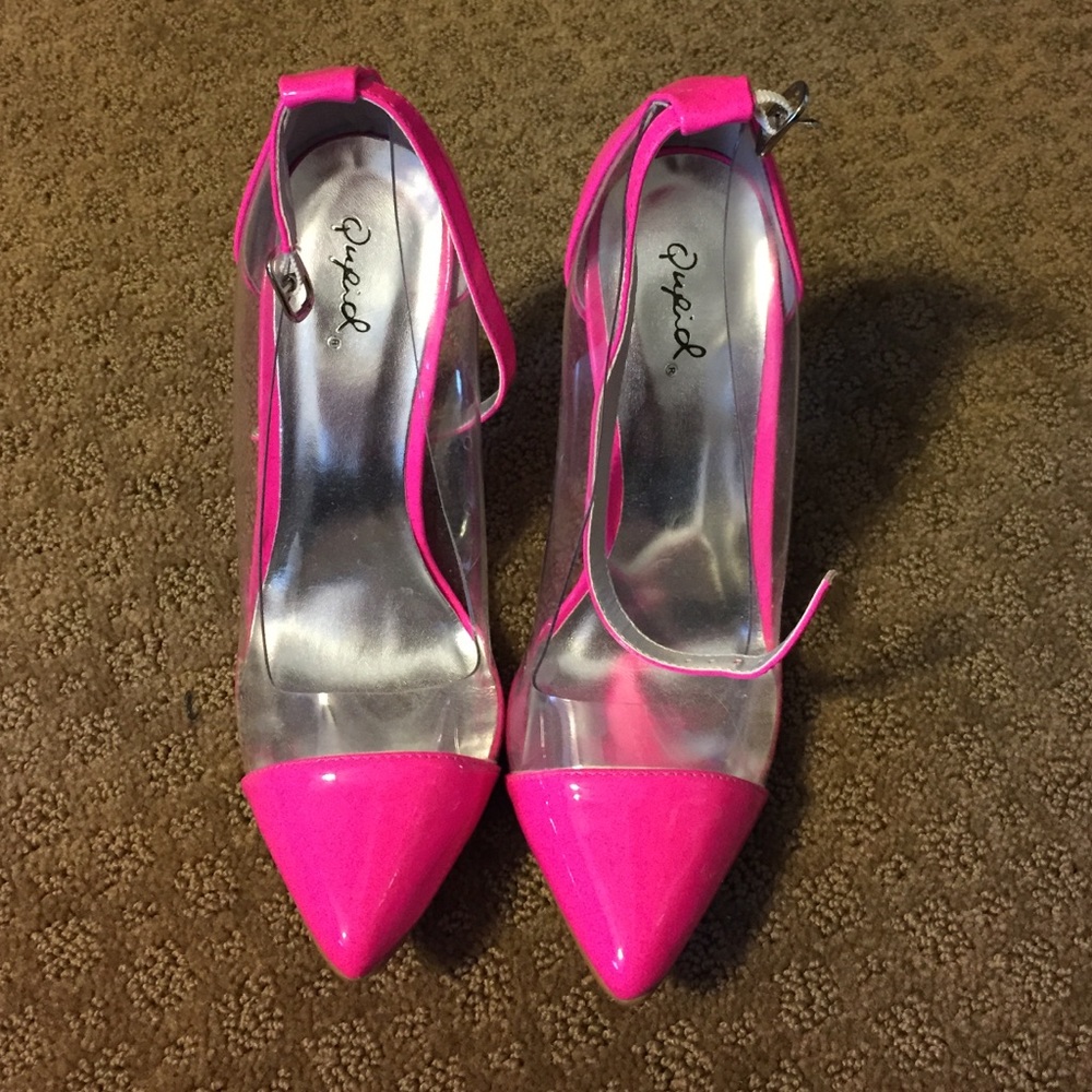 Hot pink heels